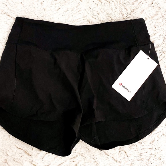 NWT Black Lululemon Shorts - Picture 1 of 2